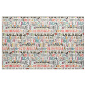 Tissu typographie cool (Fat Quarter)