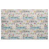 Tissu typographie cornwall (Fat Quarter)