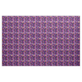 Tissu Typographie de Pansy Violet, (Yard)