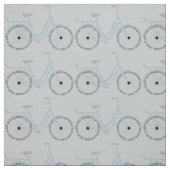 Tissu typographique Vélo Vélo Vélo (Échantillon)