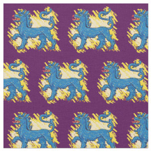 Tissu Tyran bleu du Royaume-Uni