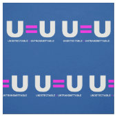 Tissu U=U VIH non détectable égale non transmettable (Échantillon)