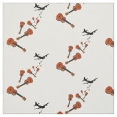 Tissu Ukes pas nukes t-shirt Ukulele (Échantillon)