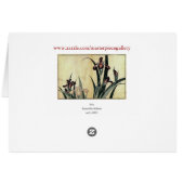 Tissu Ukiyo-e de Katsushika Hokusai Imprimer : Iri (Dos Horizontal)