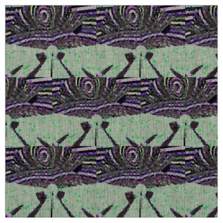 Tissu Un cadeau moderne, en mosaïque, dans la couleur ve