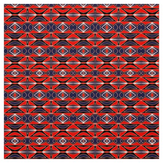 Tissu Un design motif multicolore classique (Échantillon)