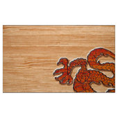 Tissu Un dragon oriental dans le bambou (Fat Quarter)