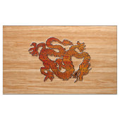 Tissu Un dragon oriental dans le bambou (Yard)