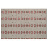 Tissu Un graphique rouge vif présente un d floral créati (Fat Quarter)