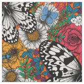 Tissu Un jardin coloré (Fermer)