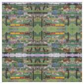 Tissu Un jour au zoo (Échantillon)