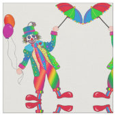 Tissu Un joyeux clown (Fermer)