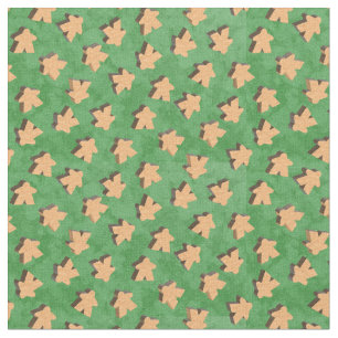 Tissu Un membre en bois sur vert   Nuit du jeu