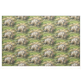 Tissu Un mignon rêve de Capybara dans le soleil d'été (Yard)