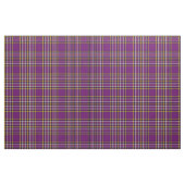 Tissu Un plaid pourpre de prune, avec de l'or/rayure (Fat Quarter)