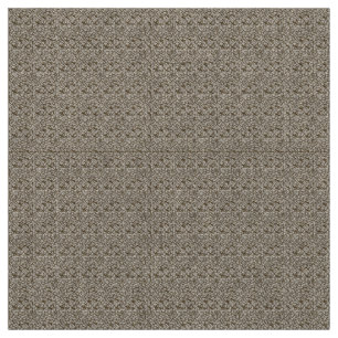 Tissu Un tapis marron avec un motif géométrique est part