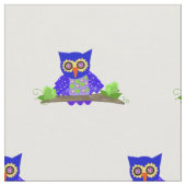 Tissu Un tas de chouettes (Fermer)