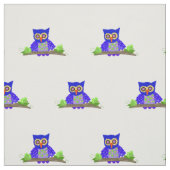 Tissu Un tas de chouettes (Échantillon)