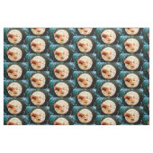 Tissu Un voyage au cru de Lune de La de dans de Le (Fat Quarter)