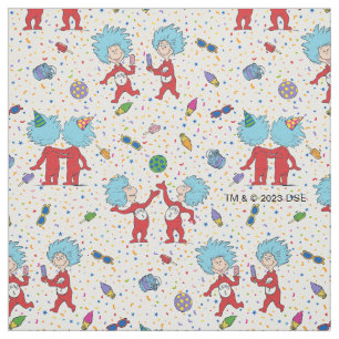Tissu Une chose deux Motif de fête