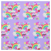 Tissu Une explosion amusante dans les années 80 (Échantillon)