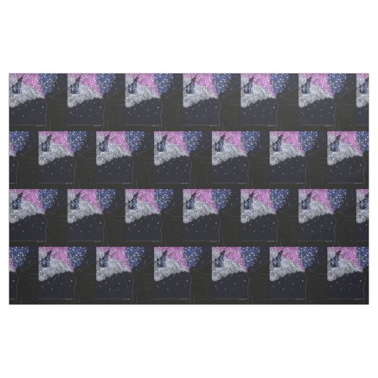 Tissu Une nuit d'été avec Sirius (Fat Quarter)
