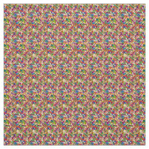Tissu Une pièce d'art moderne vibrant mettant en vedette