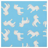 Tissu Unicorn Pastel Rainbow Blue (Échantillon)