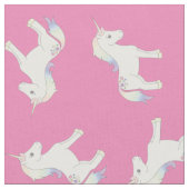 Tissu Unicorn Pastel Rainbow Pink (Fermer)