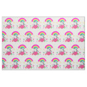 Tissu Unicorne arc-en-ciel avec étoiles (Yard)