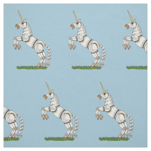 Tissu Unicorne mécanique (Échantillon)