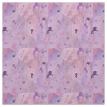 unicorne rose et violet et design d'étoile -