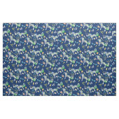 Tissu Unicornes et libellules fantaisistes (Yard)