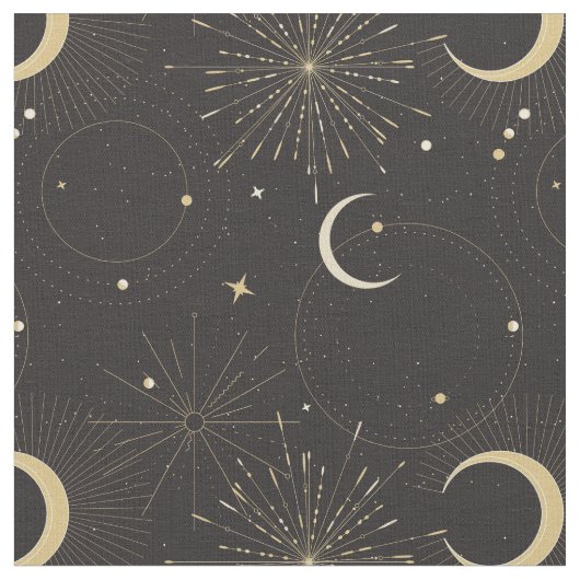 Tissu univers mystique de l'espace (Fermer)