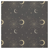 Tissu univers mystique soleil lune (Échantillon)