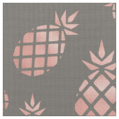 Tissu Upholstère d'ananas Rose et gris chic (Fermer)