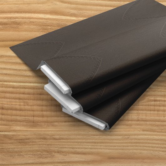 Tissu Upholstère en cuir Brown Faux