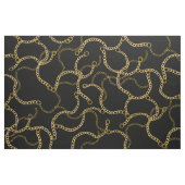 Tissu Urban Gold Chains Streetstyle Pattern  (Fat Quarter)
