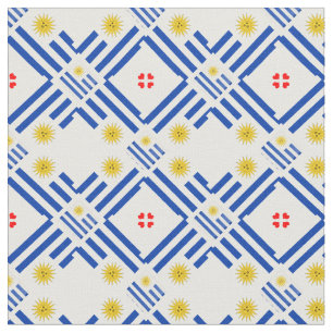 Tissu Uruguay Flag & Uruguay Mode textile branché