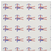 Tissu USA Patriotic ARCHERY (Échantillon)