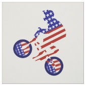 Tissu USA Patriotic Biking BMX (Échantillon)