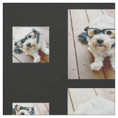 Tissu Utiliser vos 4 photos préférées - Noir (Fermer)