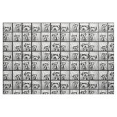 Tissu Utiliser vos photos préférées 9 - Noir (Fat Quarter)