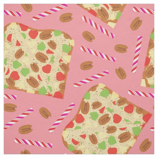 Tissu Vacances de fête de gâteau de fruits secs et de (Échantillon)