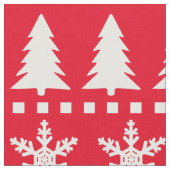 Tissu Vacances de Noël Bigfoot Sasquatch Imprimer (Fermer)