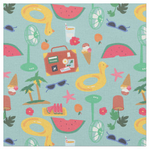 Tissu vacances d'été voyage tropical île
