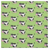 Tissu vache à danse d'asile de fous (Échantillon)