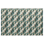 Tissu Vache blanche de l'Ouest Emerald Gold (Fat Quarter)