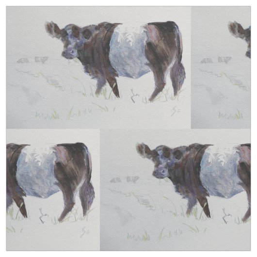 Tissu Vache ceinturée à Galloway (Échantillon)