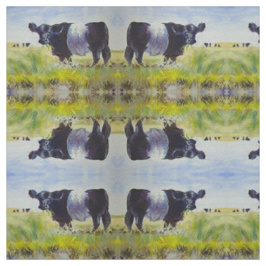 Tissu Vache ceinturée à Galloway (Échantillon)